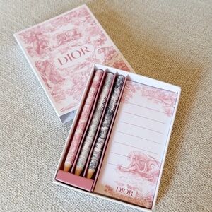Dior Beauty Pink Stationery Memo Set; New!